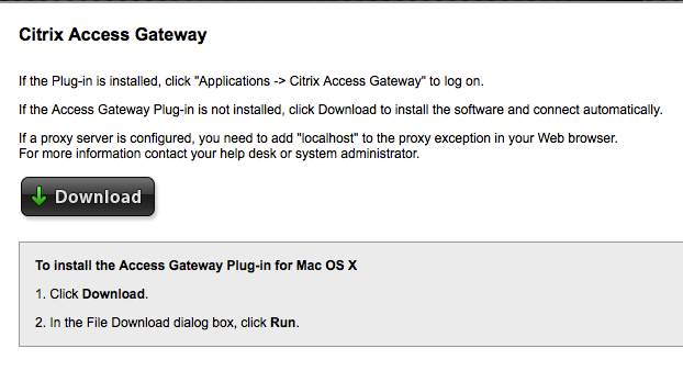Citrix Access Gateway Endpoint Analysis Download Mac