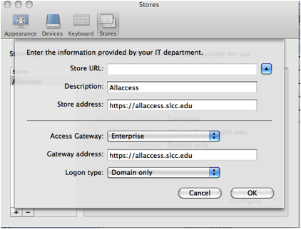 change user info citrix receiver for mac