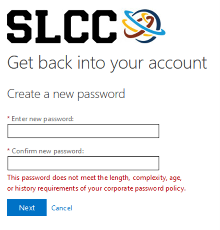 Image shows length error