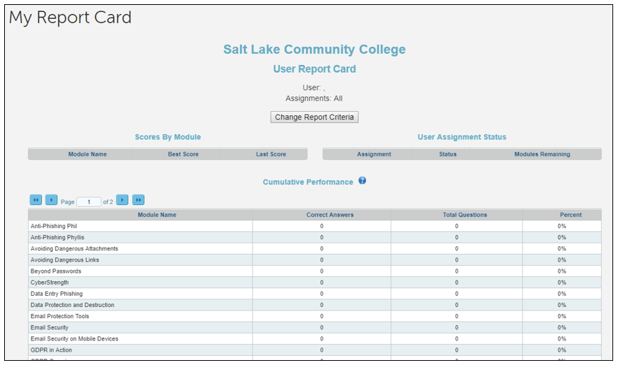 Image of the Report Card