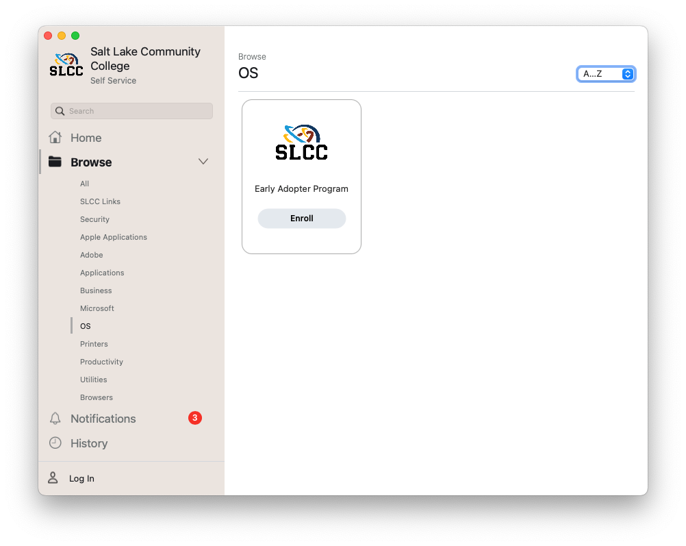 Image show install screen