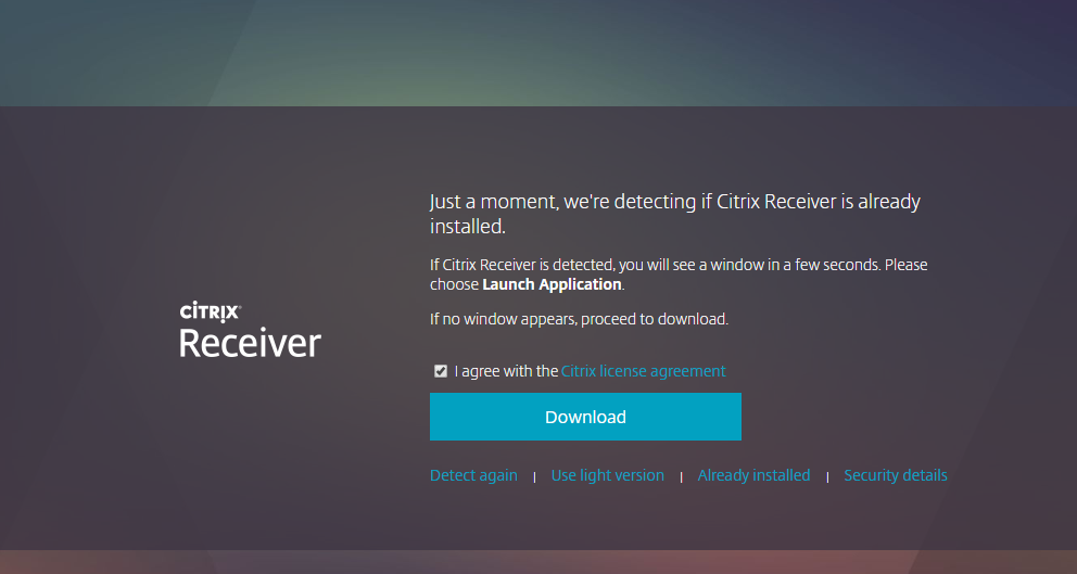 Download Citrix Receiver Web