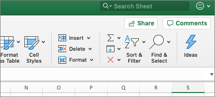 excel shortcuts for office 365 mac highlight cells