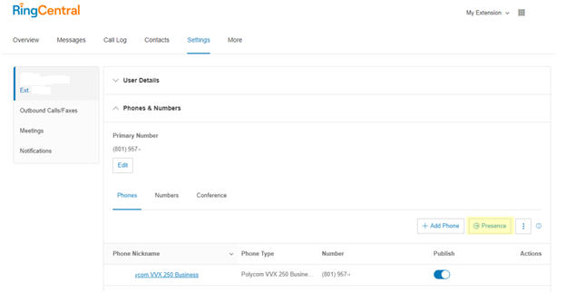 Image shows Presence 