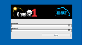 Image shows Login screen